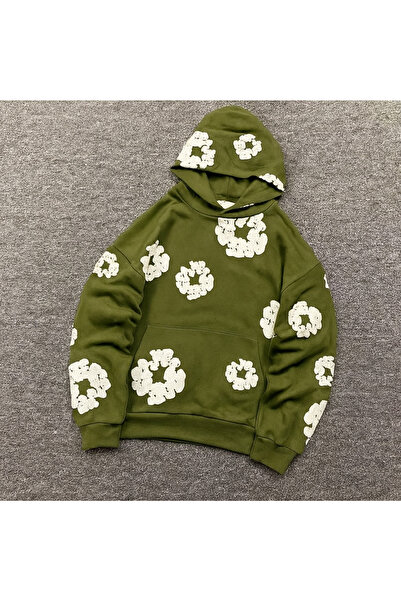 CLASSY.MODA Унисекс 3-слойна суитшърт с качулка и релефен принт | Модерен, стилен дизайн за удобно ежедневно носене