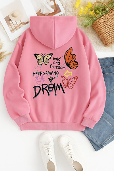 CLASSY.MODA Hanorac unisex imprimat cu glugă |   Stil modern casual cu model ...