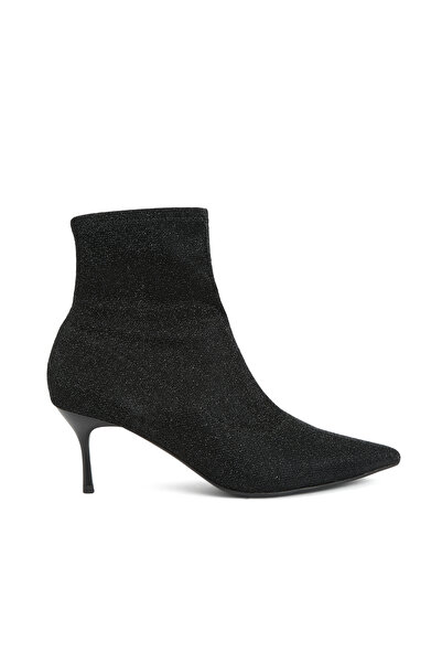 Dıvarese Siyah Kadın Desenli Bot