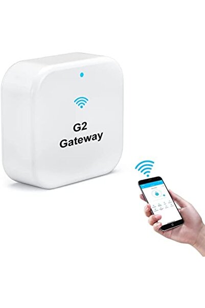 RAZUVIOUS قفل باب ذكي مزود ببوابة واي فاي، وقفل دخول بدون مفتاح مزود بخاصية البلوتوث، وقفل باب مزود بقفل جسر واي فاي