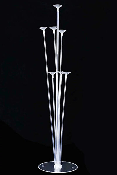 PASTAHÜMA 7'li Balon Standı - Parti ve Doğum Günü İçin Balon Tutucu Kolay Kurulumlu Balon Standı