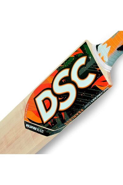 DSC Wildfire Blaze Kashmir Willow Cricket Bat Size: 5, Ball_ type : Tennis Ball