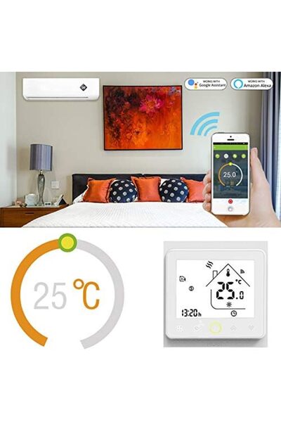 MOES WiFi Smart Central Air Conditioner Thermostat Temperature Controller Fan Coil Unit Works with A