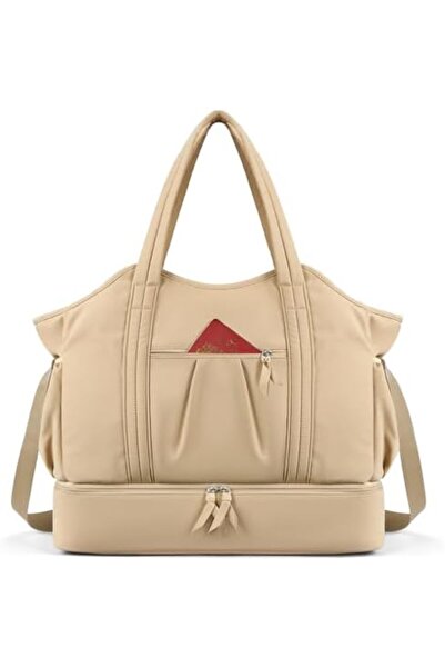 BOSTANTEN Large Duffle Bag for Travel Weekender Bags for Women Gym Bag with Shoe Compartment