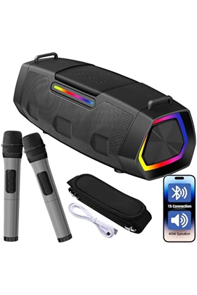 LENND Karaoke Speaker with Microphone, Karaoke Machine for Adults & Kids with Lights, Portable Bluet