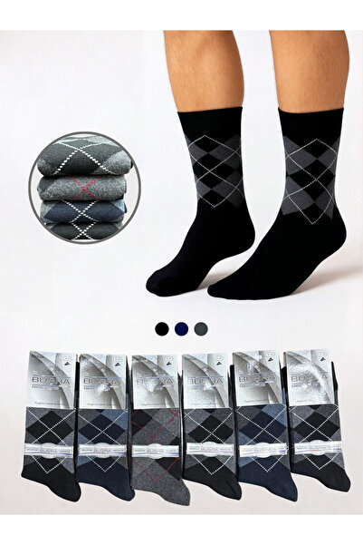 ragistore 6 чифта мъжки карирани чорапи