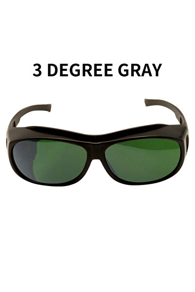 Choice نظارات لحام رمادية رقم 3 مضادة لليزر مقاومة للضوء القوي والأشعة فوق ال...