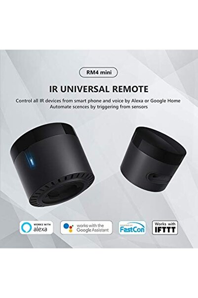 Broadlink RM4 Mini Universal IR Audio Video Remote Control, Smart Home WiFi Remote Hub, Compatible w