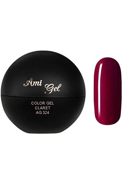 Ami Gel Gel Colorat - Soak Off Color Gel Claret AG324 5gr - Ami Gel