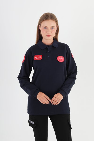 Ekg Medikal 112 Acil Sağlık Polo Yaka Kışlık Swit (Unisex)
