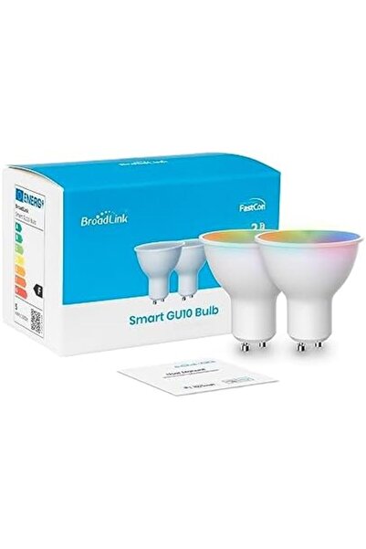 Broadlink BLE Smart Bulb LB4GU10, Color Changing with Music Sync,Spotlight GU10/4.5W/350LM, FastCon