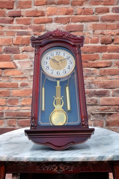 OEM Rustic wall clock with pendulum 66 cm