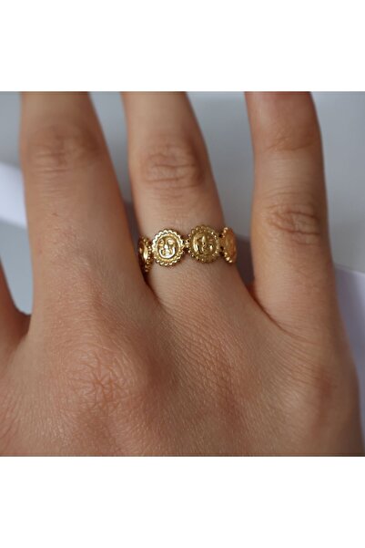 leargia خاتم سولسيرا الفولاذي - ذهبي