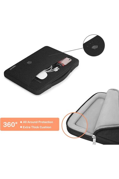 Mosiso 360 Protective Laptop Sleeve - 13-13.3 inch, Black