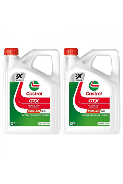 CASTROL Pachet 8 λίτρων Ulei GTX 15W40 A3/B3
