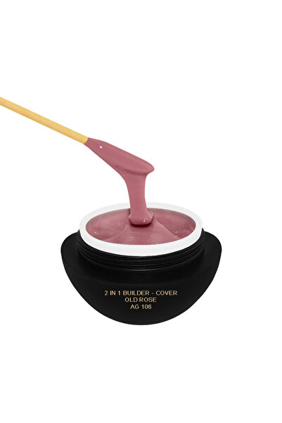 Ami Gel Gel Constructie / Camuflaj - 2 In 1 Builder / Cover Old Rose Gel AG106 5gr - Ami Gel