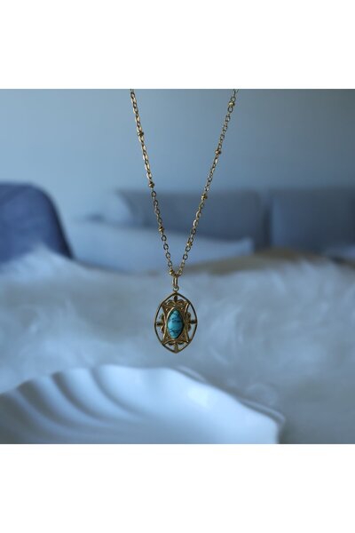 leargia Mariposa Steel Necklace