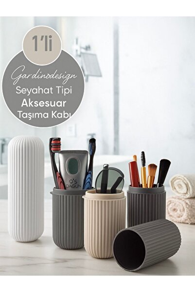 Gardino Practical Travel Type Toothpaste Brush Storage and Carrying Container Toothbrush Holder