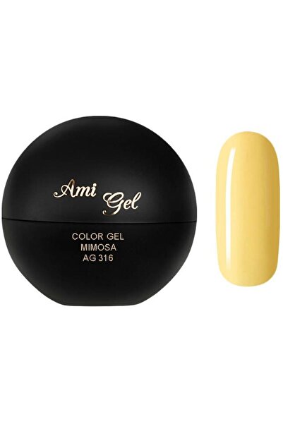 Ami Gel Gel Colorat - Gel Colorant Soak Off Mimosa AG316 5gr - Ami Gel