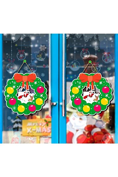 Flippy Christmas Wreath Decoration, Hanging for Door/Wall, Rope Included, 32x33 cm, 350g Paper, Mult