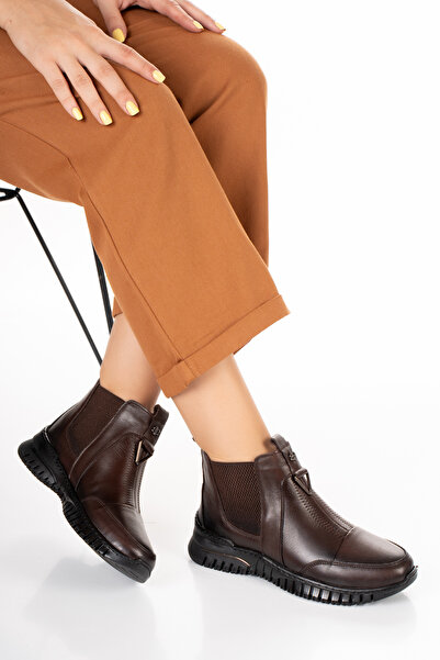 REALMİNE 1453 - %100 Hakiki Deri - Tam Ortopedik - Lastikli - Comfort - Günlü...