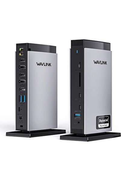 wavlink USB-C 15-in-1 Docking Station — Triple HDMI + 2 DP, 100W PD, 1Gbps Ethernet, SD/TF