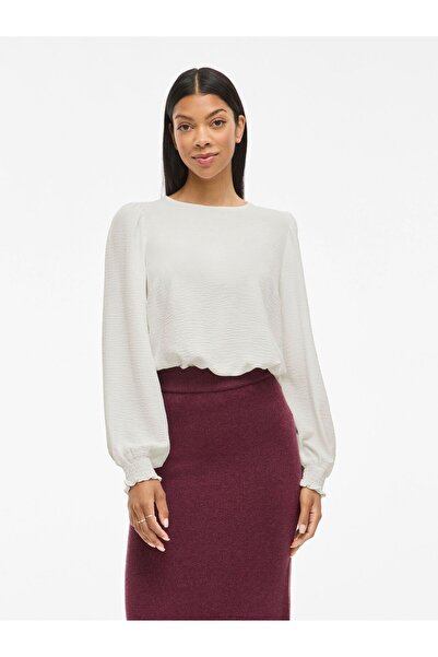 VILA Oberteil mit langen Ärmeln VIMAY Rundhals