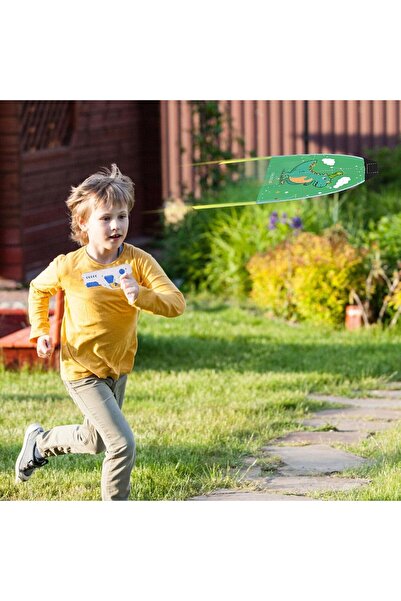 dalip Set de jucării interactive din 2 piese – Pistol de lansare și zmeu dinozaur, impermeabil, vârstă 8+, verde/mu