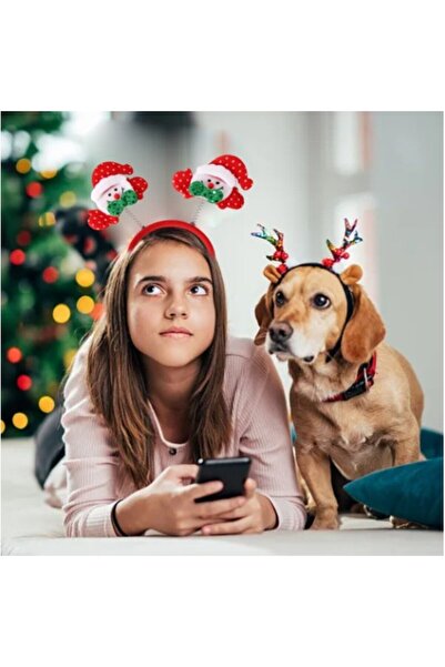 Flippy Decorative Wreath, Christmas Theme, 12 x 25 cm, Snowman Model, One Size, Red/White