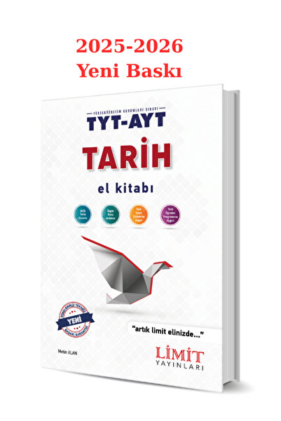 Limit Yayınları Limit Tyt Ayt Tarih El Kitabı 2025/26 Yeni Baskı
