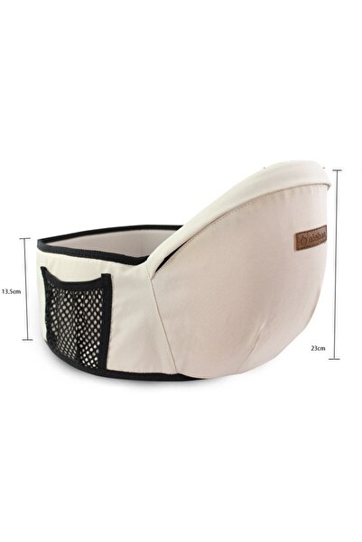 dalip Adjustable Ergonomic Baby Carrier with Seat, 3 Positions, Breathable Cotton, 0-3 yrs, Gray