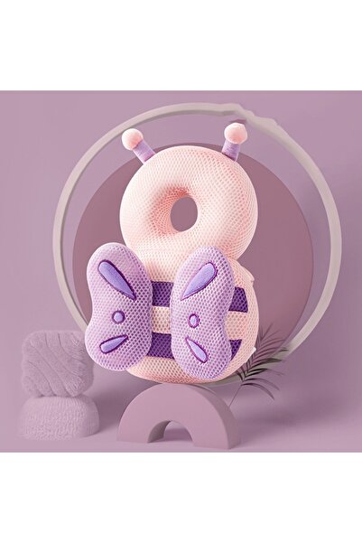 Flippy Head Protection Pillow Backpack for Babies, Flippy, Butterfly-Shaped Headrest, Plush, 33 x 6 x 19 cm