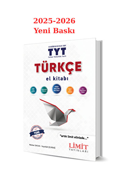 Limit Yayınları Limit Tyt Türkçe El Kitabı 2025/26 Yeni Baskı