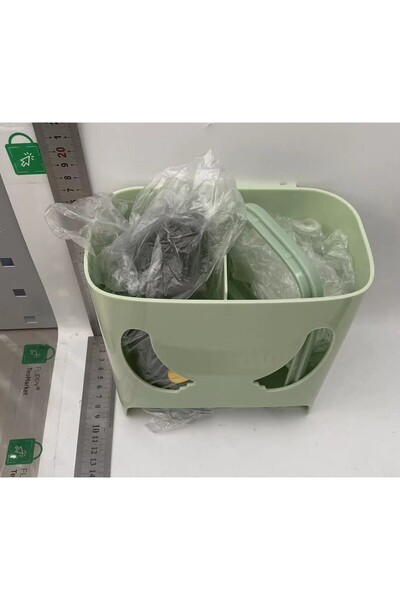 Flippy Storage Box, Flippy, Wall Mounted, Adhesive, Non-Piercing, Made from ABS, Bear Model, 18 x 11 x 25 c