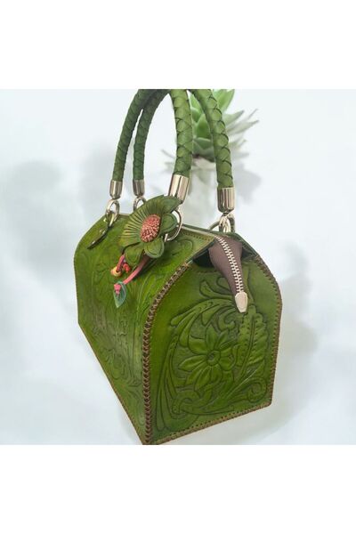 DERİONLİNE 🌿   Special Design Handmade Leather Bag