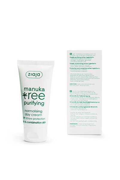 Ziaja Manuka Nemlendirici ve Dengeleyici Gündüz Kremi SPF10 50 ml
