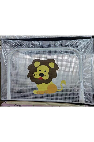Flippy Storage Box, Flippy, for Kids' Room, 100L, PVC, Lion Model, 60 x 42 x 40 cm, Transparent