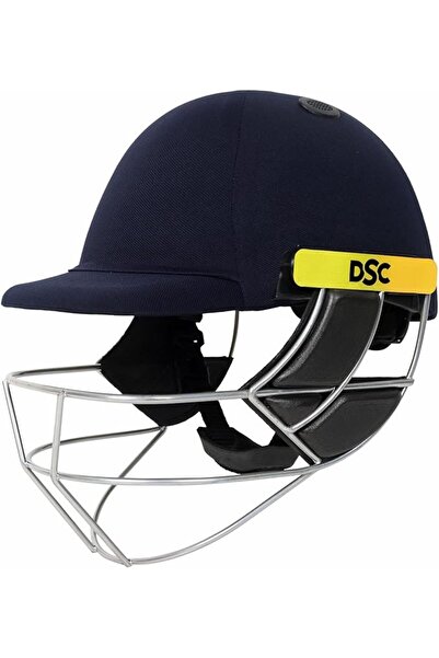 DSC Avenger Pro Cricket Helmet for Men & Boys | Small | Navy Blue | Steel Grill | Neck Guard