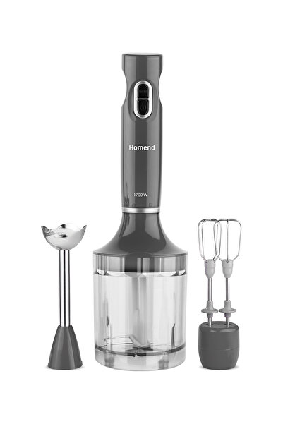HOMEND Handmaid 1936H 1700 W Blender Seti Gri - Siyah