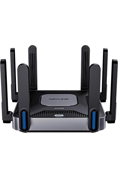 wavlink AX6000 Dual-Band WiFi 6 Router, 2.5G Multi-Gig Ports, 6000Mbps WiFi Speeds, Gaming WiFi Rout