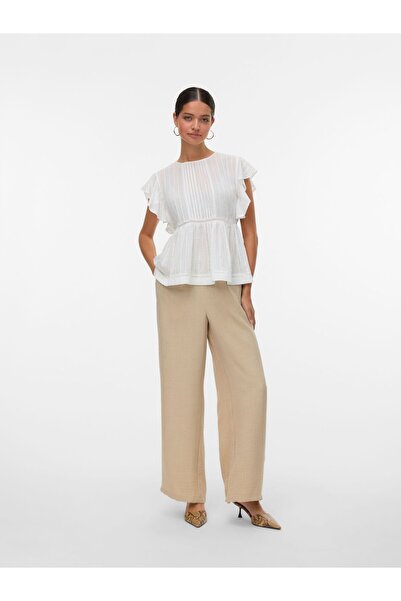 Vero Moda Hose VMMELANEY Hohe Taille Hose