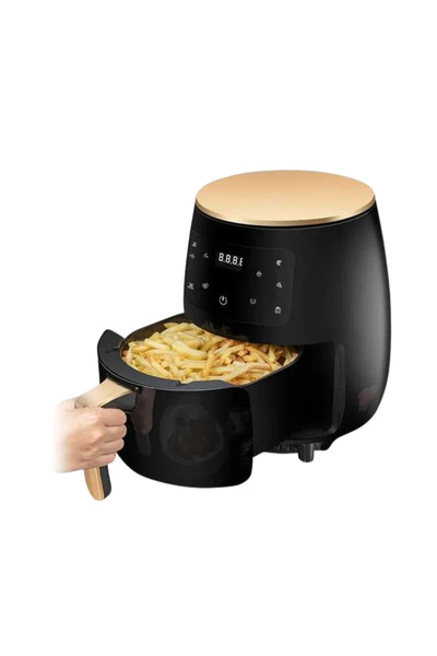 LEIHMANN Friteuză cu Aer Cald 6L, Air Fryer fără Ulei, Control Reglabil