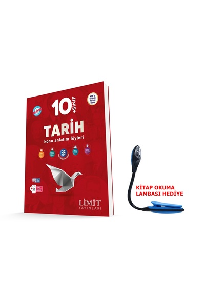 Limit Yayınları 2025-2026 10. Sınıf Tarih Konu Anlatım Föyü Güncel Müfredat Y...