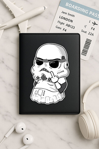 Cekuonline حافظة جواز سفر من جلد فينليكس باللون الأسود لجميع جوازات السفر الو...