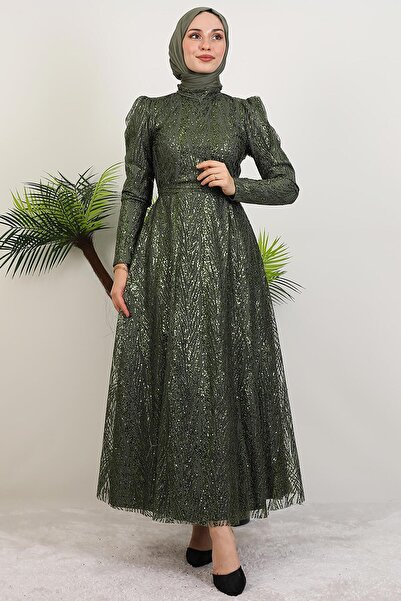 giz astore Selma Simli Abiye Haki