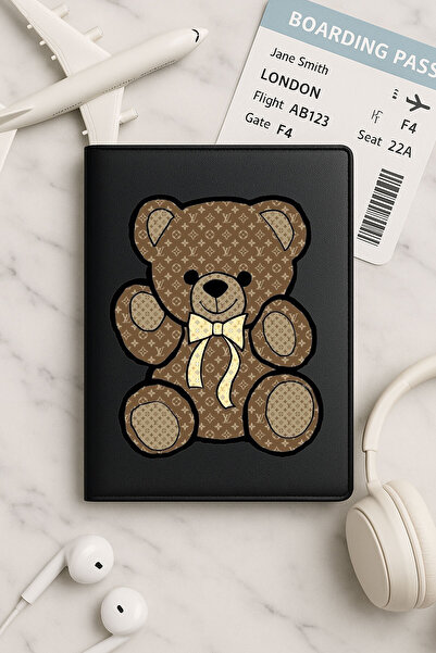 Cekuonline حافظة جواز سفر من الجلد الأسود من Vinlex لجميع جوازات السفر الوطني...