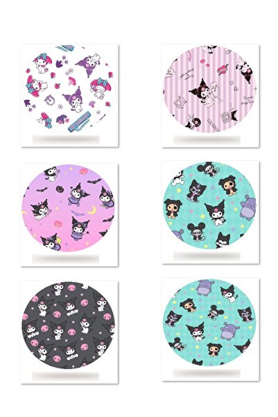 Dia Band Dexcom Freestyle Libre Sibionics Sensör Koruyucu Bant 12'li Paket / Kitty Kuromi Serisi