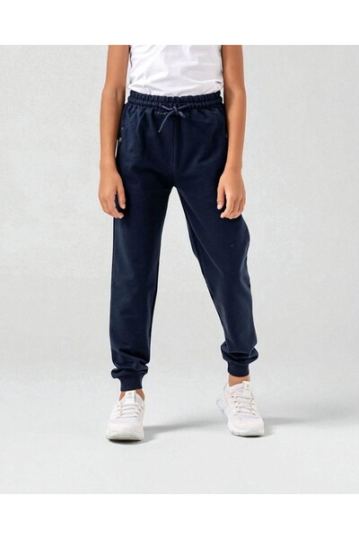 Egelite Boys' Cotton Jogger Sweatpants with Zipper Pockets and Drawstring – |   Comfortable Sports Bottom for School