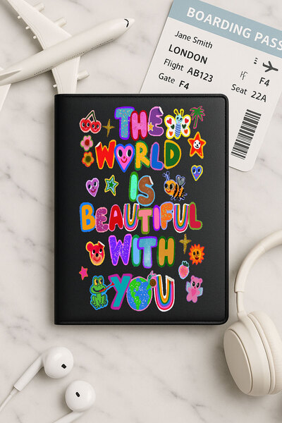 Cekuonline حافظة جواز سفر من الجلد الأسود من فينليكس لجميع جوازات السفر معك