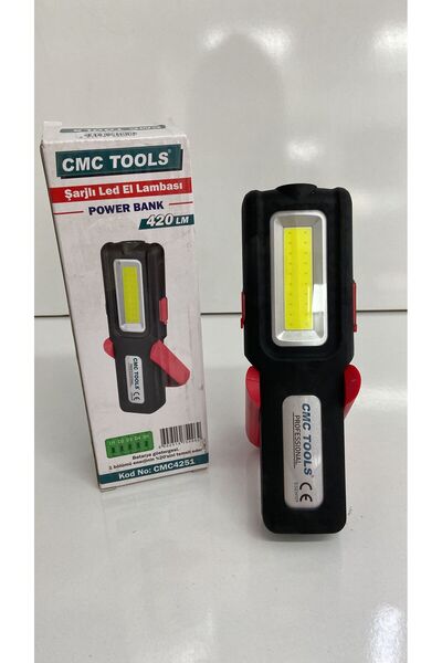 CMC Şarjlı El Lambası 420 Lm CMC4251 18650 mAh li-on Pilli